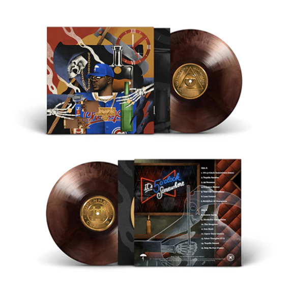 It's Five O'Clock Somewhere LP Mickey Diamond Bronze / Black Color Vinyl Record - Picture 1 of 2